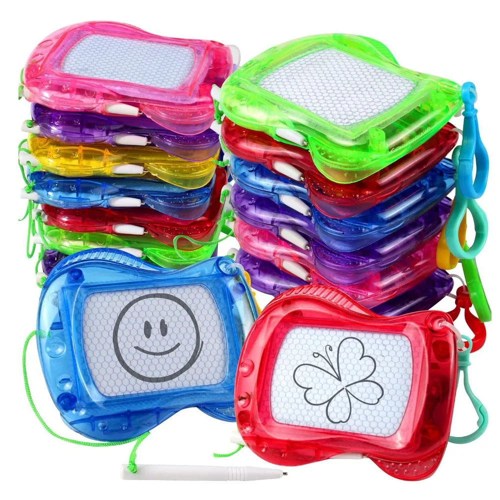 3-10PC Magnetic Keychain Graffiti Writing Pad for Kids Birthday Party Baby Shower School Celebration Evening Carnival Party Gift - view 6