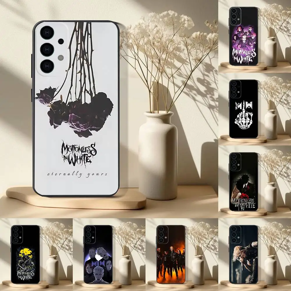 

Чехол для телефона Samsung S 25,24,23,22,30,21,10,9,Ultra,Plus,Lite,FE,4,5G M-Motionless In White Black Soft Case