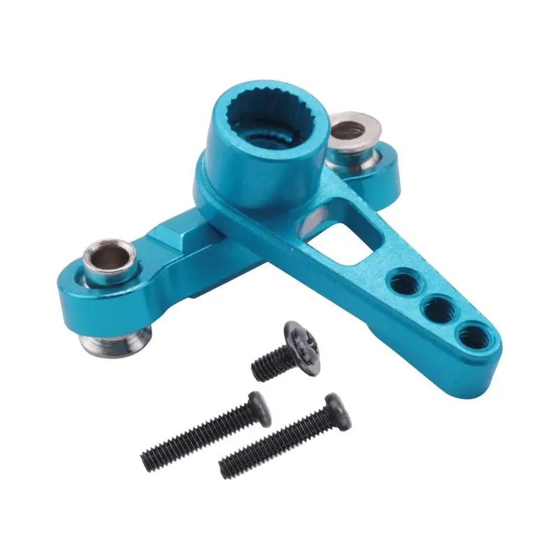 YSUN-For Wltoys 1/18 RC Car K929 A959 A969 A979 K929 A959-B Upgrade Parts Metal 25T Steering Servo Horn + Metal Servo Rudder