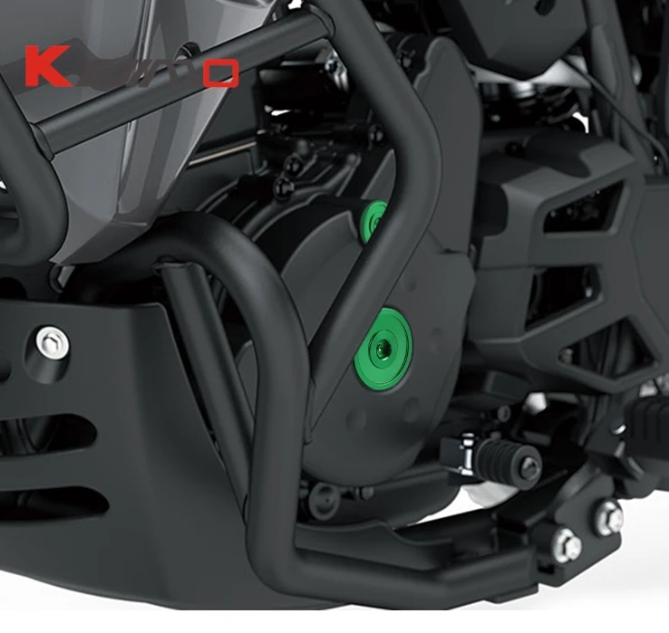Motorcycle Accessories For Kawasaki KLR650 KLR 650 Right Crankcase Engine Timing Cover Cap Plug 1987-2024 2023 2022 2021 2020