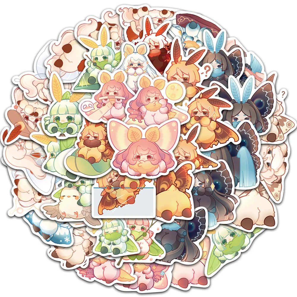

40/80 шт., милые наклейки с изображением духового дерева, мотыль, граффити, классические наклейки с героями мультфильмов, скрапбук, телефон, гитара, чашки, декоративная рамка для фотографий