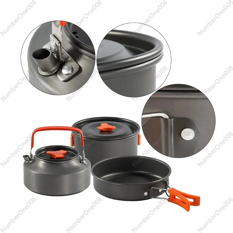 

Outdoor Camping Pot Picnic Set Pot Outdoor Cooker Portable