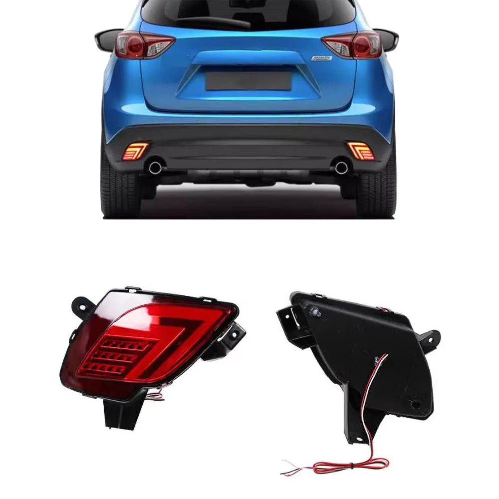 2 Pieces Rear Bumper Lamp for Cx5 Rear Reflector Light Rear Brake Light GDDT Lamp for Mazda Cx5 GDDT Lamp L or R