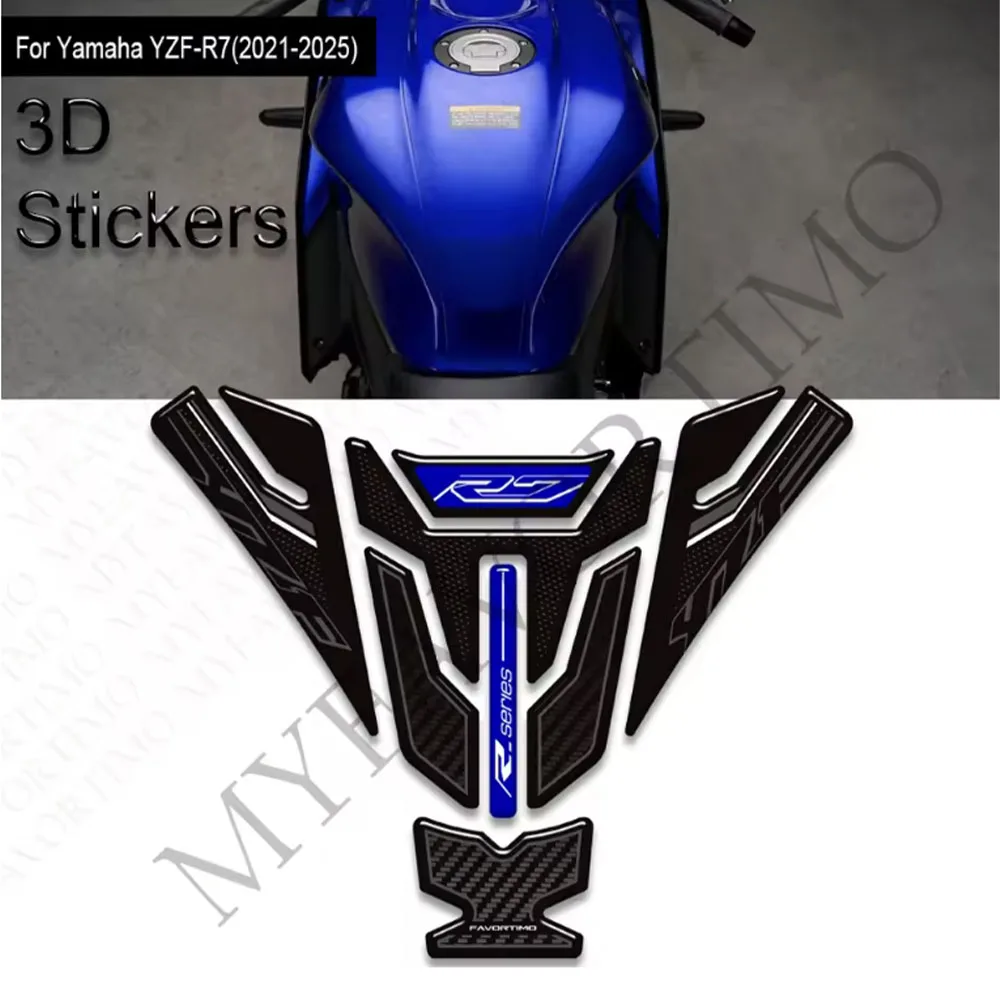 

Мотоцикл для Yamaha YZF-R7 YZFR7 YZF R7 накладка на бак, крышка бака, ручки, комплект газового топлива, наколенники, наклейки, защита 2021-2025