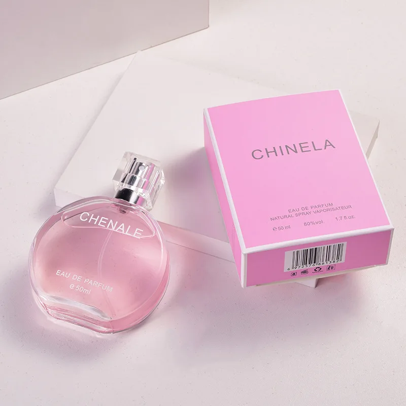 50ml Brand Perfume Fruity Note Long Lasting Fragrance Pink Encounter Perfume for Women