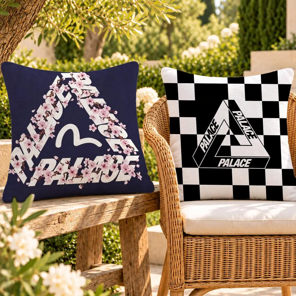 Brand Skate Palace Skateboards Cushion Cover Soft Plush Throw Pillow Cover Washable Sofa Bed Patio Chair Home Decor
