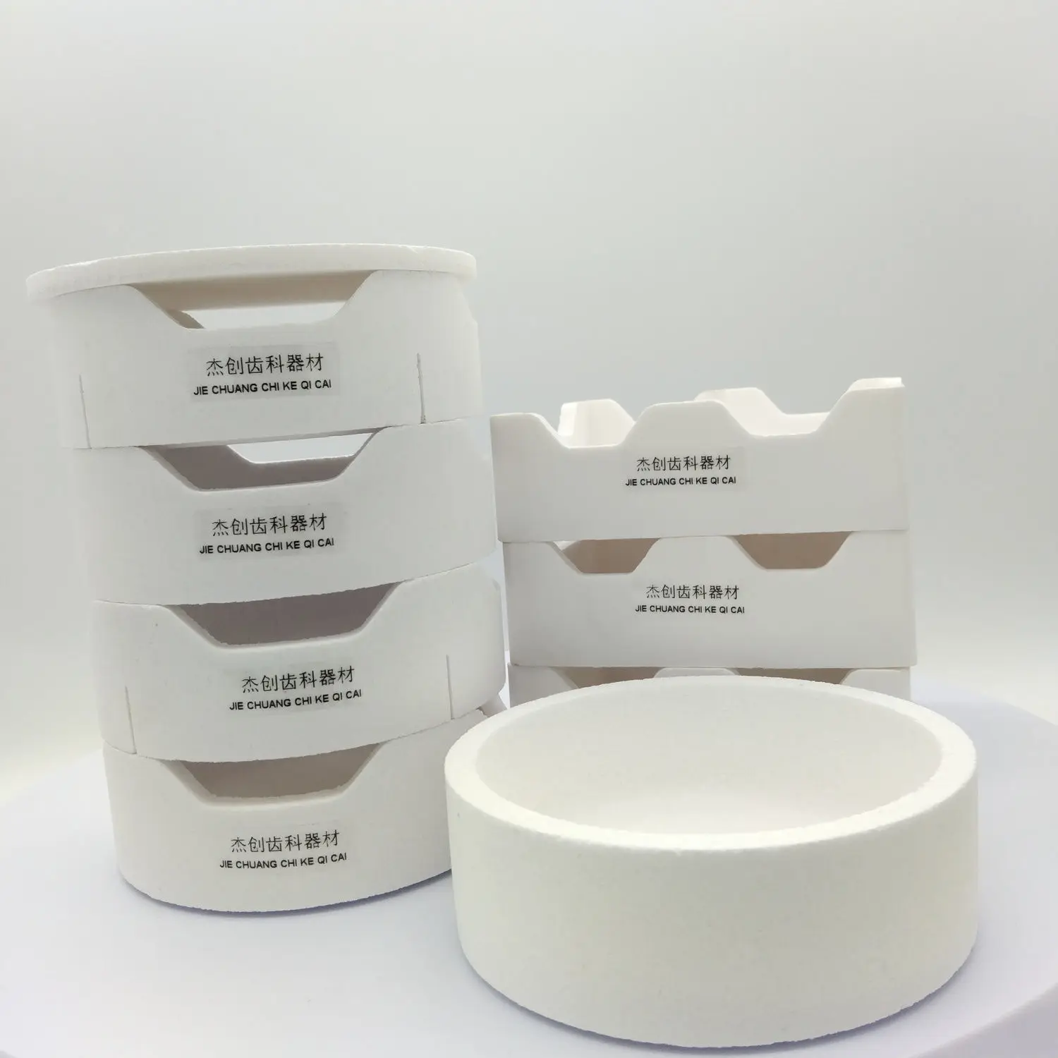 Dental Zirconia Sintering Dish Porcelain Teeth Crucible High Temperature Resistant Material Zirconium Tooth Sintering Furnace