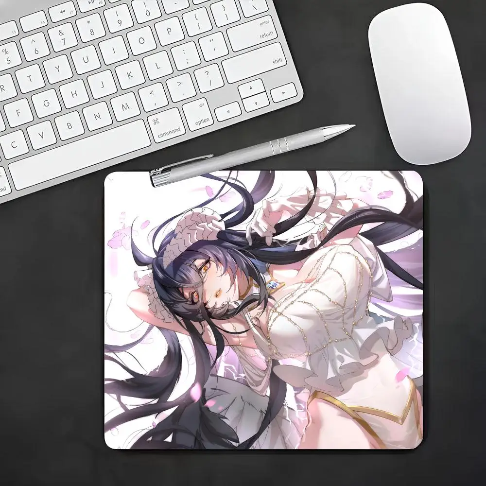 Albedo O-Overlord C-Cute Mouse Pad Mouse Pad Gaming Laptop Mousepad Gamer Carpet Keyboard Mat Desk Protector
