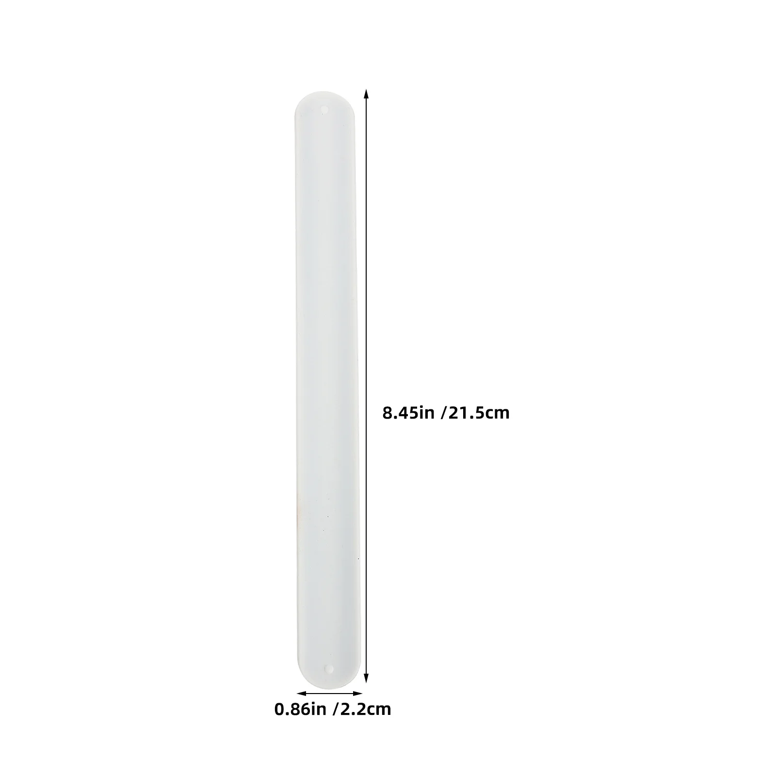 20Pcs Kids Silicone Slap Bracelets White Blank Wristbands for DIY Craft Painting School Party Christmas Halloween