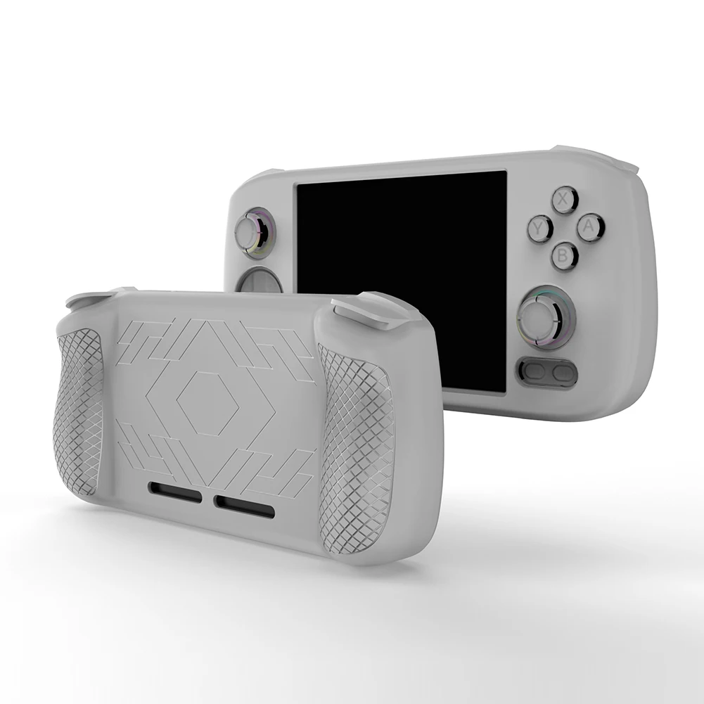 حافظة واقية من السيليكون لـ Anbernic RG406H حافظة سيليكون خفيفة للغاية مقاومة للصدمات لغطاء وحدة التحكم في الألعاب المحمولة RG 406H #6