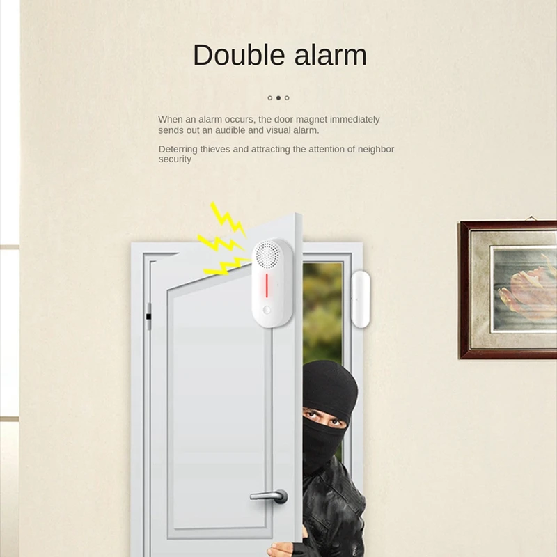 3Piece Remote Control Operation Safe Burglar Alarm Door Sensor Alarm For Home Door Window
