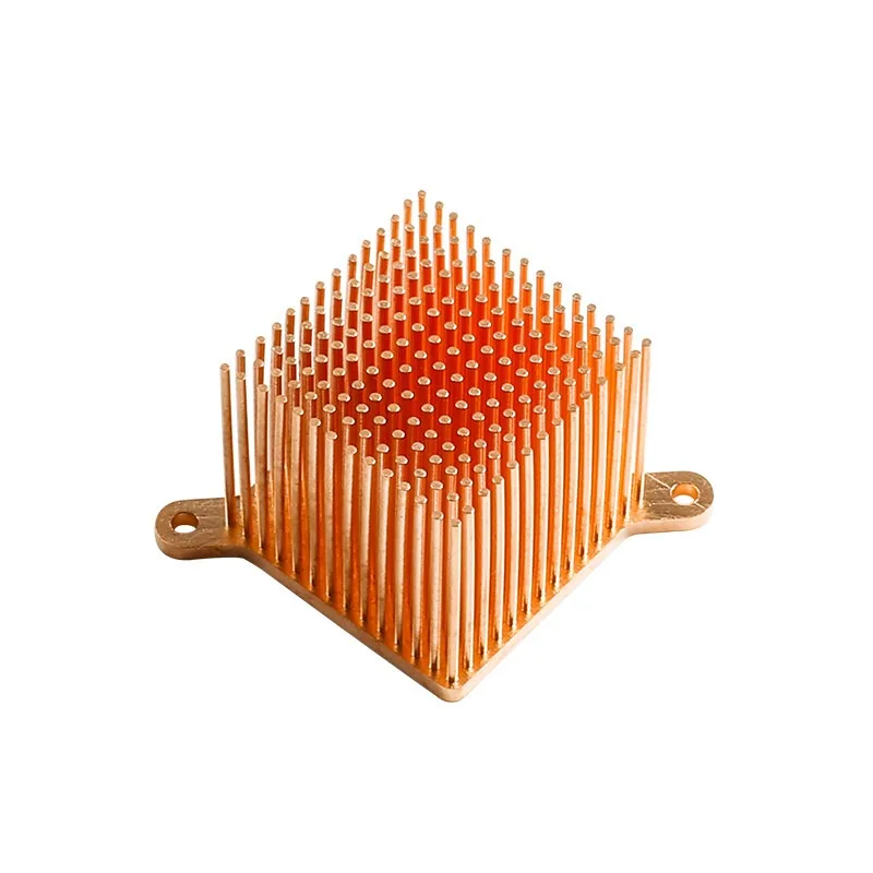 For Copper All-pure Copper High-power Pin-column Type North-South Bridge Server Silent Passive Radiator