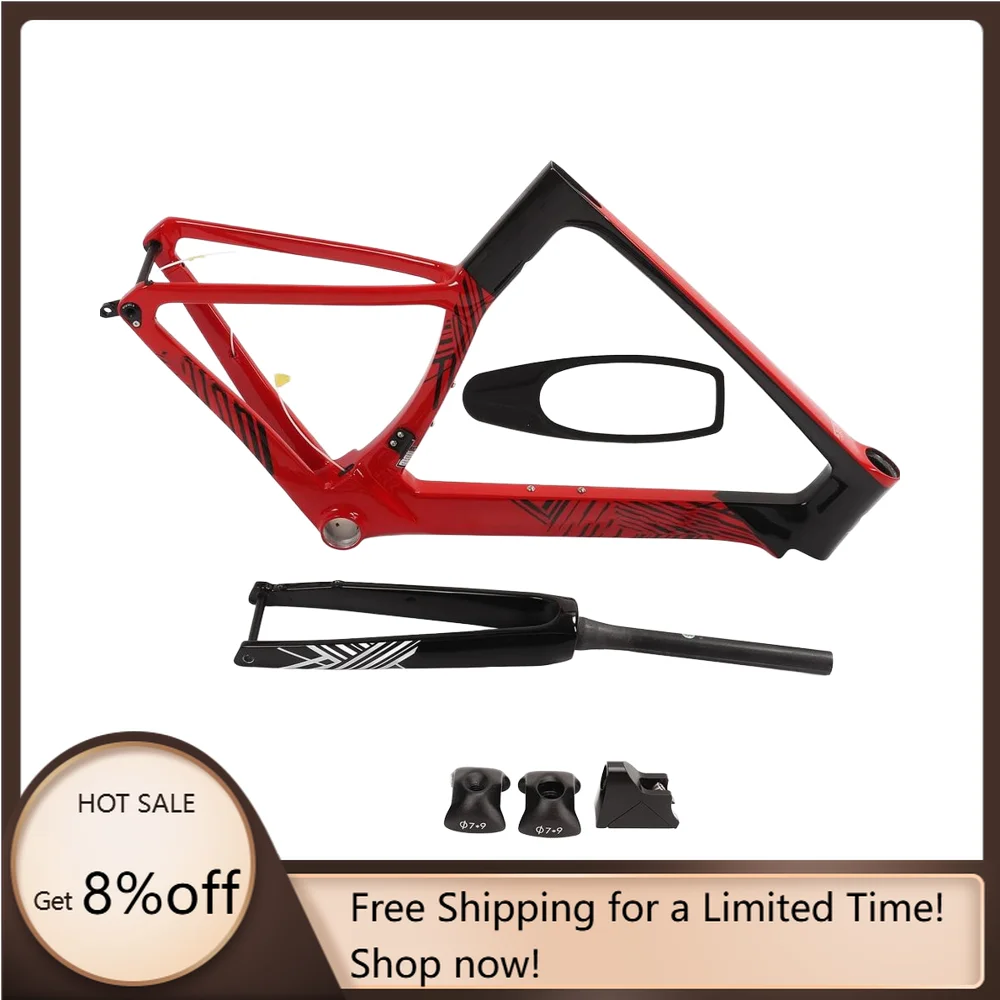 

STLF Custom Glossy Carbon Fiber Bicycle Frame Ultra-light Bicycle Frame Road Bike Parts