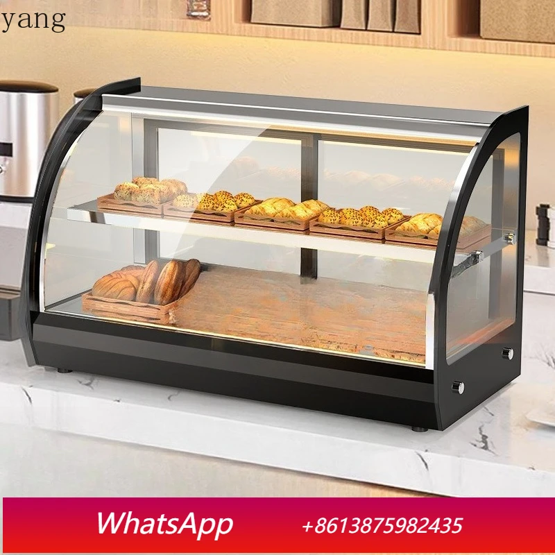 

LTT Commercial Convenience Fried Chicken Shop Desktop Insulation Cabinet Food Bread Display Cabinet Deli Cabinet