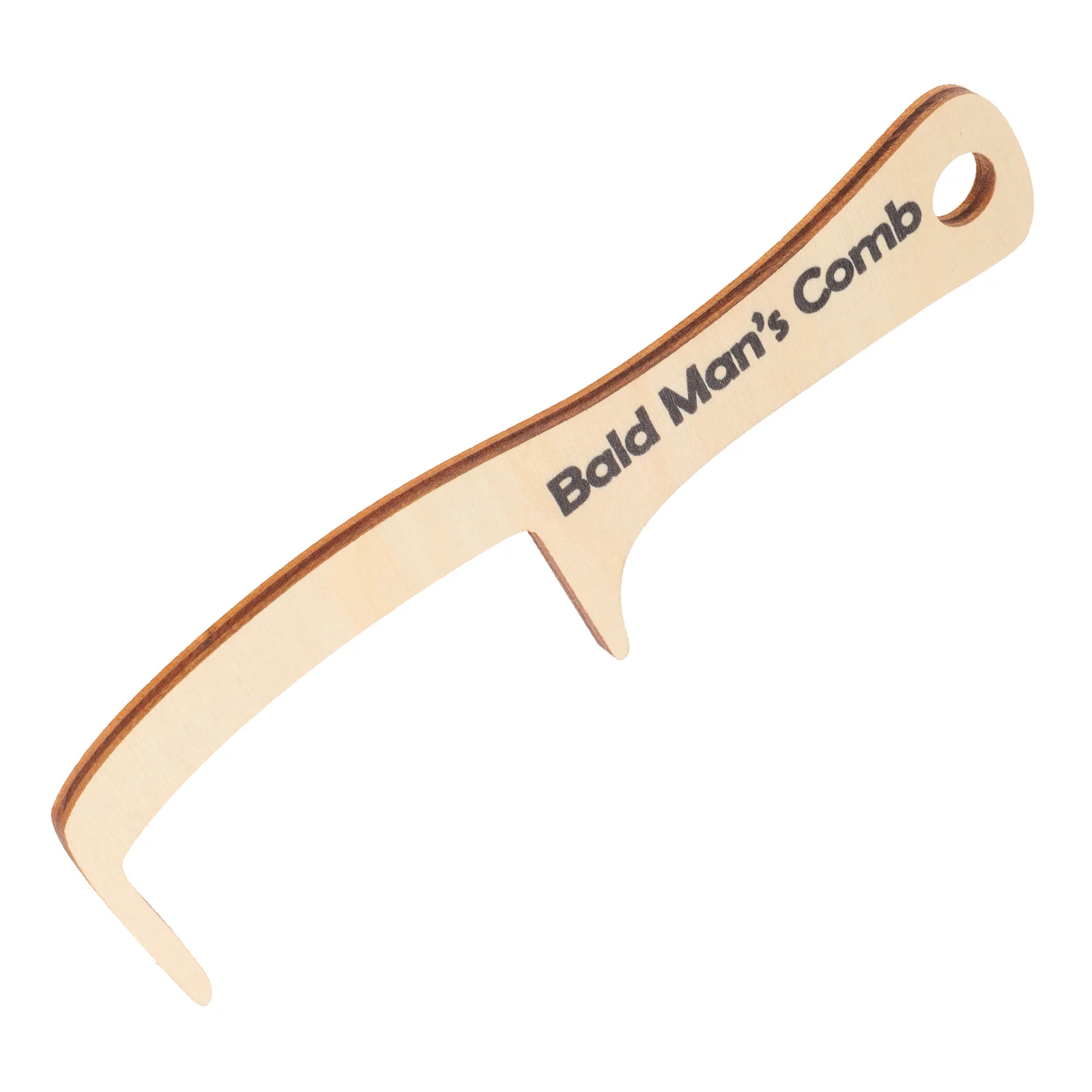 

Large Wooden Bald Man Comb Wide Tooth Funny Grooming Prank Prop for Clown Costume Comedy Wooden Bald Man Comb Funny Hair Brush