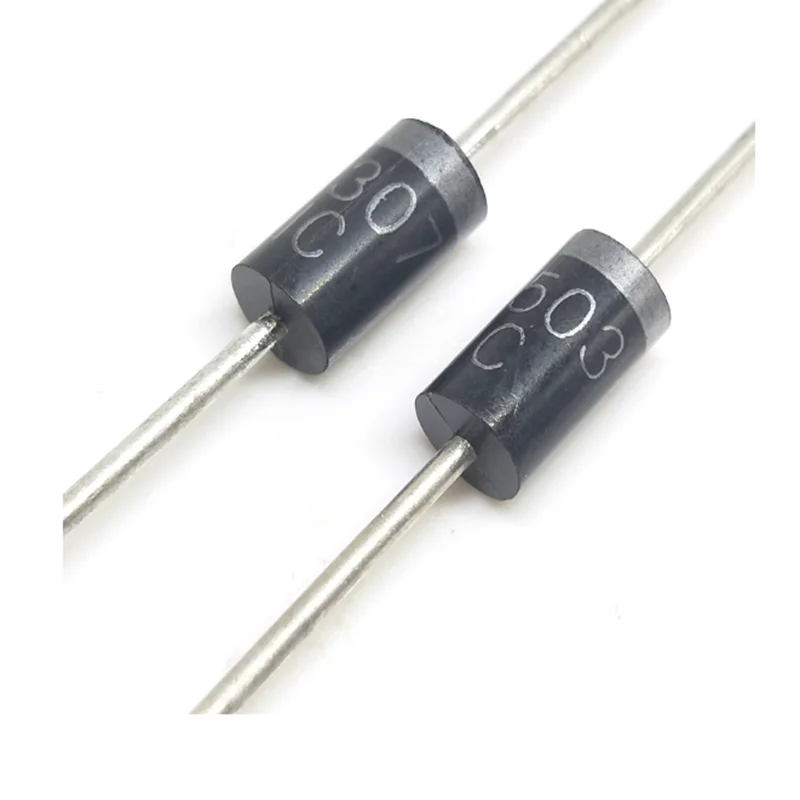 10pcs HER508/HER503/504 através do furo diodo de recuperação rápida MIC DO-27 5A1000V/5A 200V