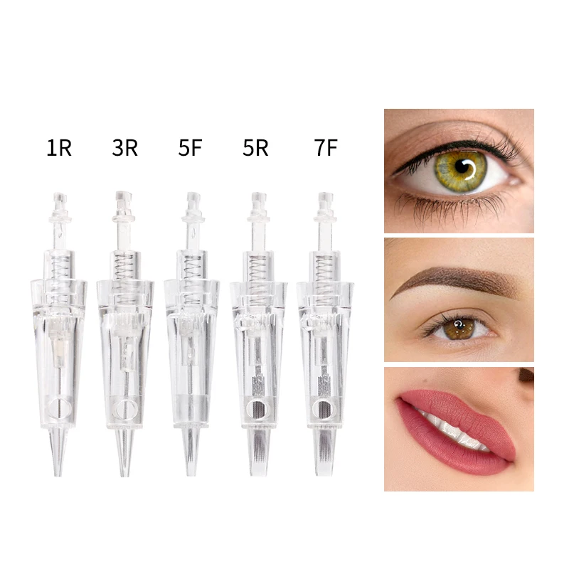 

Borala Tattoo Needles Cartridge Disposable cleaner Individual Package RL RS M1 RM Permanent Makeup Needles For Tattoo Supplies