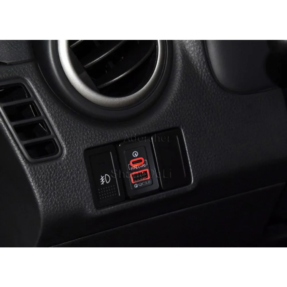 For Suzuki Swift SX4 for Vitara Car Quick Charger TYPE-C PD QC3.0 USB Interface Socket Charging Outlet Power Adapter Accessories view 6