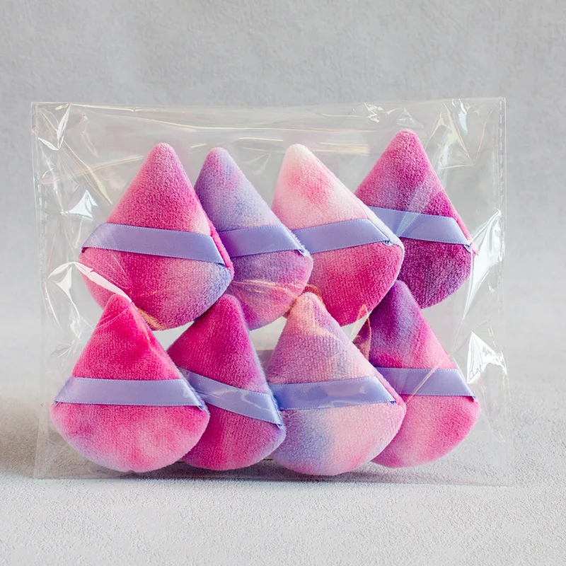 8個入り 三角形 コスメティックパフ メイクアップスポンジ 顔 目元 コンターシャドウ パウダーパフ ファンデーション メイクアップツール 美容用品