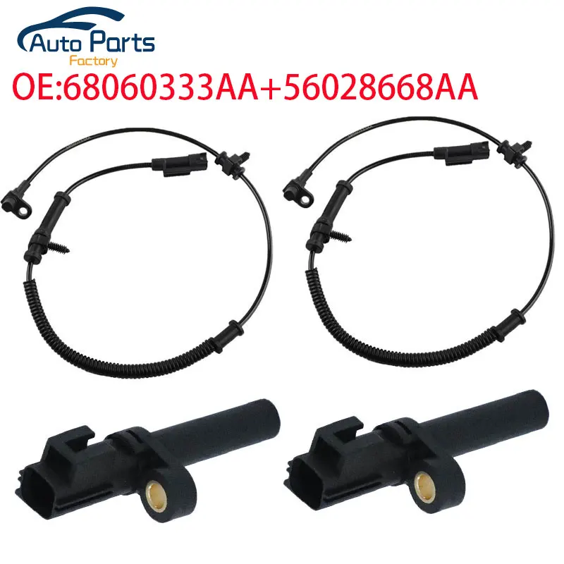 New Front Rear Left Right Car ABS Wheel Speed Sensor For Dodge Durango Ram 1500 2500 68060333AA 56028668AA