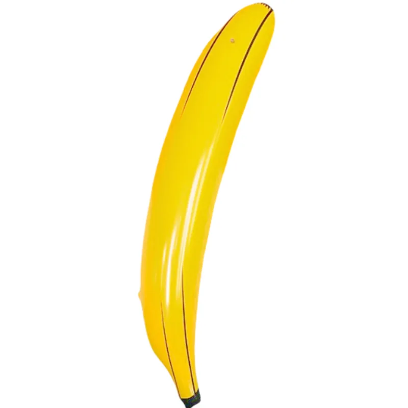 Grand jouet banane gonflable de 66cm, PVC, fruits tropicaux, accessoire de fête mignon pour enfants, jouets d'extérieur pour parents et enfants