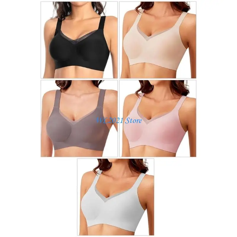 

G5GC Women's Bras Push Up Bra Wireless Bra Brassieres Full Coverage Bra Underwear Bralette