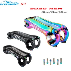 KRSEC mtb stem 80 90 100MM mountain bike handlebar riser 31.8 Negative 20 Degrees power tee Bicycle bridge handles pipe advance