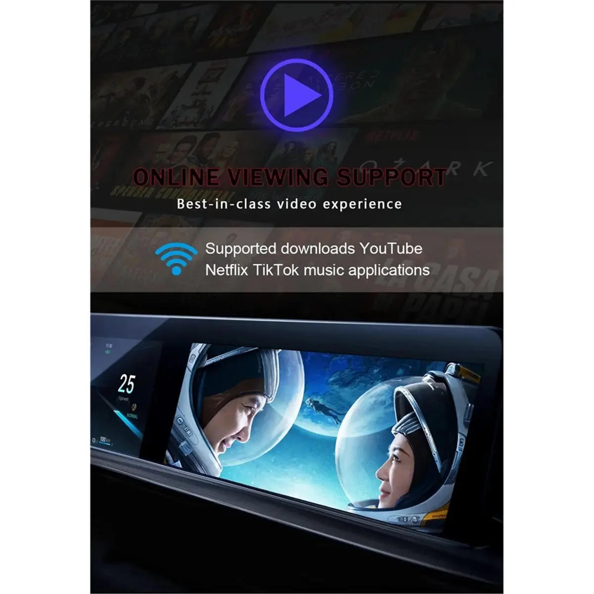 DT~D416!Car CarPlay Box Android System Wireless Adapter for for