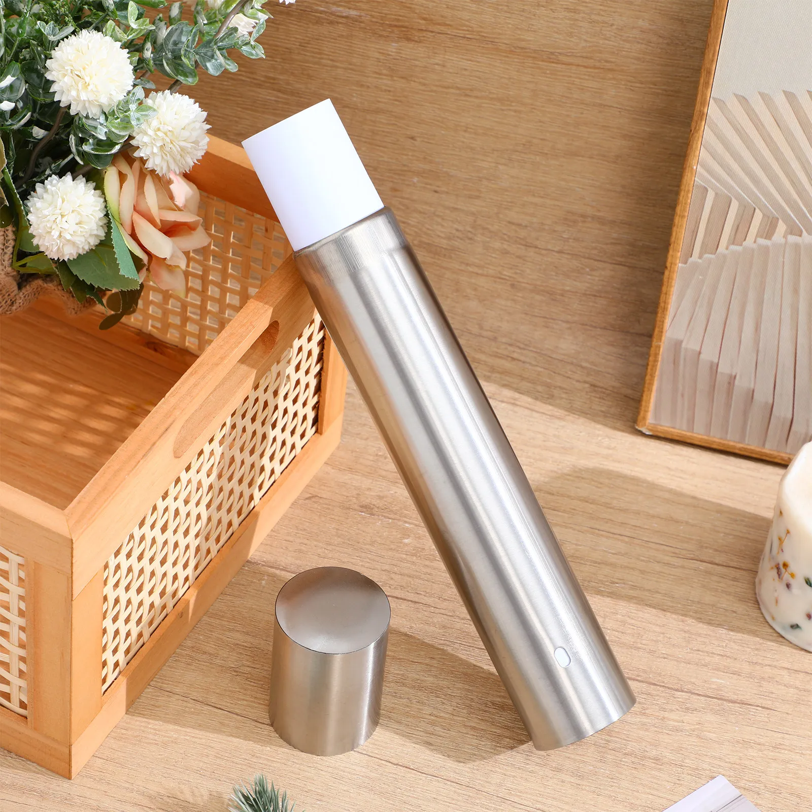 

Винтажная туба для дипломов из нержавеющей стали, органайзер для хранения сертификатов и документов, защитный футляр для свитков