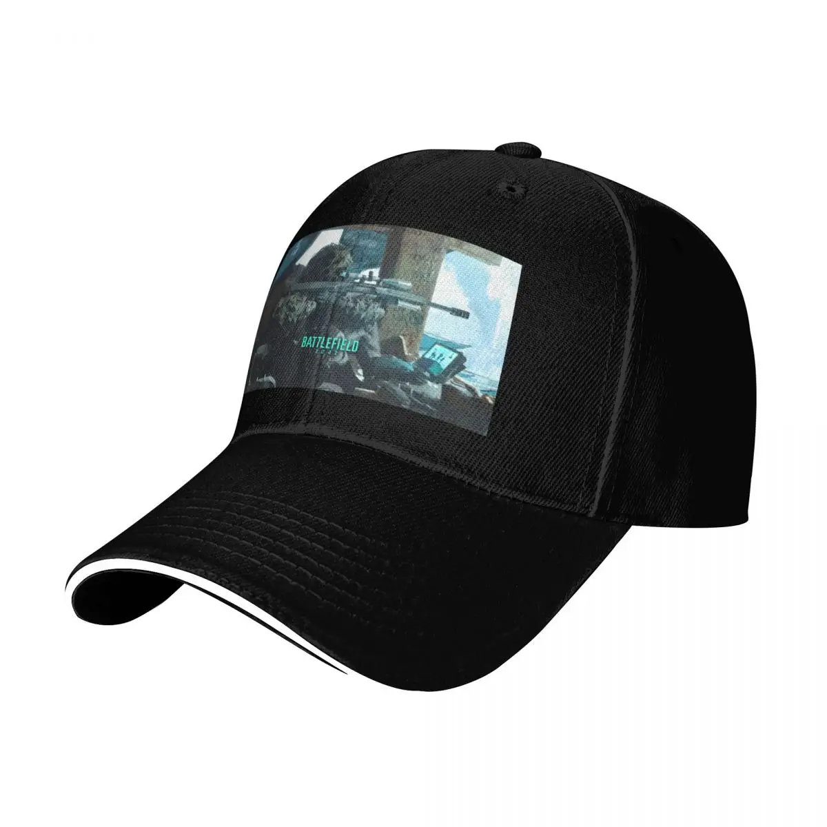 Battlefield 2042 Baseball Cap Streetwear Hip Hop Trendy Vintage Retro Embroidered Lightweight Packable