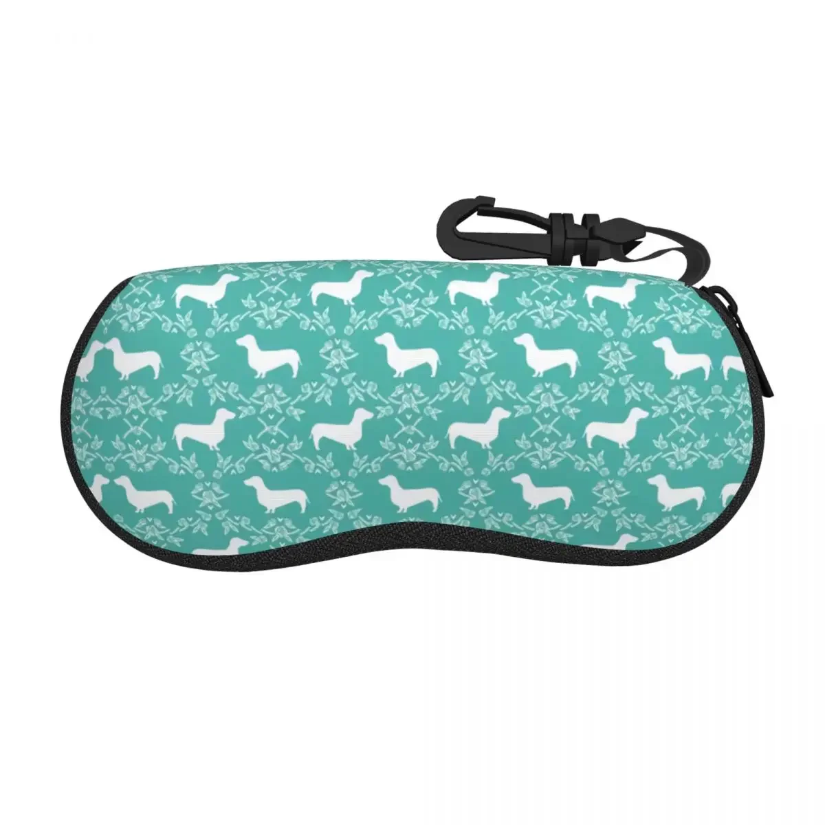 Custom Dachshund Sausage Dog Shell Eyeglasses Protector Cases Cute Sunglass Case Badger Animal Glasses Bag