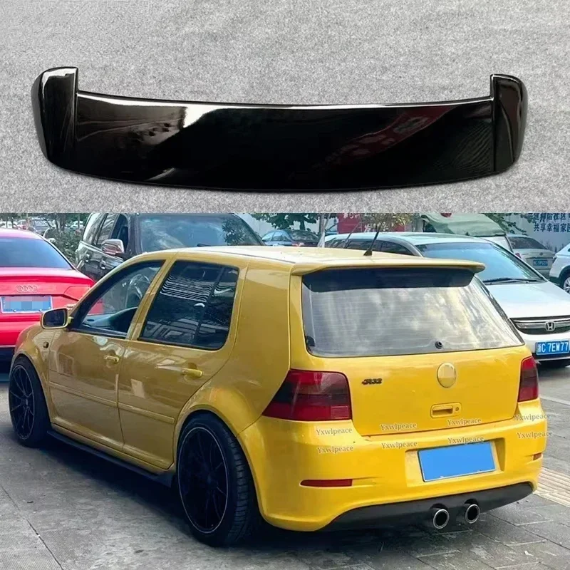 

For Volkswage VW Golf 4 IV MK4 Standard and R32 2004-2008 ABS Plastic Unpainted Color Rear Roof Spoiler Trunk Wings Car Styling