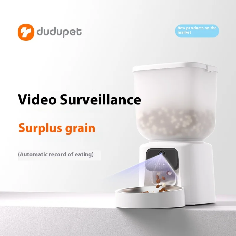 

4L dry food visualization monitoring of cat feeder smart pet feeder