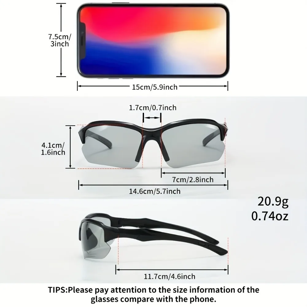 4-Piece YUKY Men's Polarized Fashion Sunglasses - Fitness, Running, Outdoor Glasses, Equipped with TAC Polarized Lenses - Dream True Color Coating Multi-Color Optional - Suitable for Daily Wear, Casual Wear, Home Use, Outdoor, etc