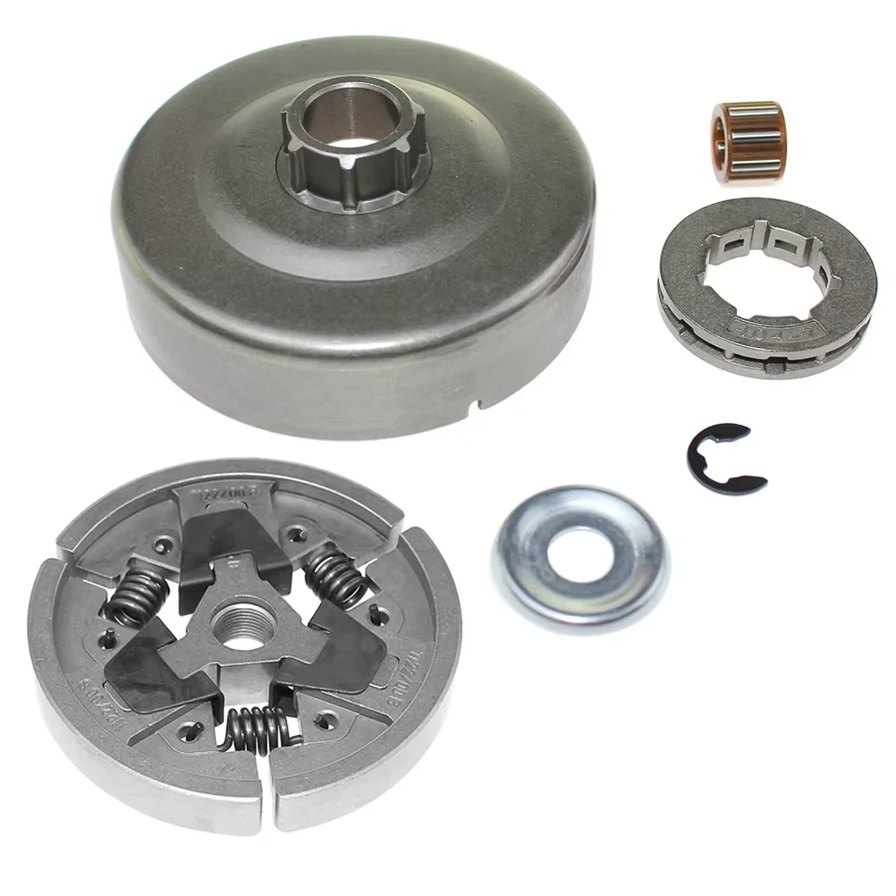 Clutch +Clutch Drum Rim Sprocket Kit .404” 7T for Stihl MS640 MS650 064 066 MS661 1122 007 1002 1122 160 2002  1122 160 2005