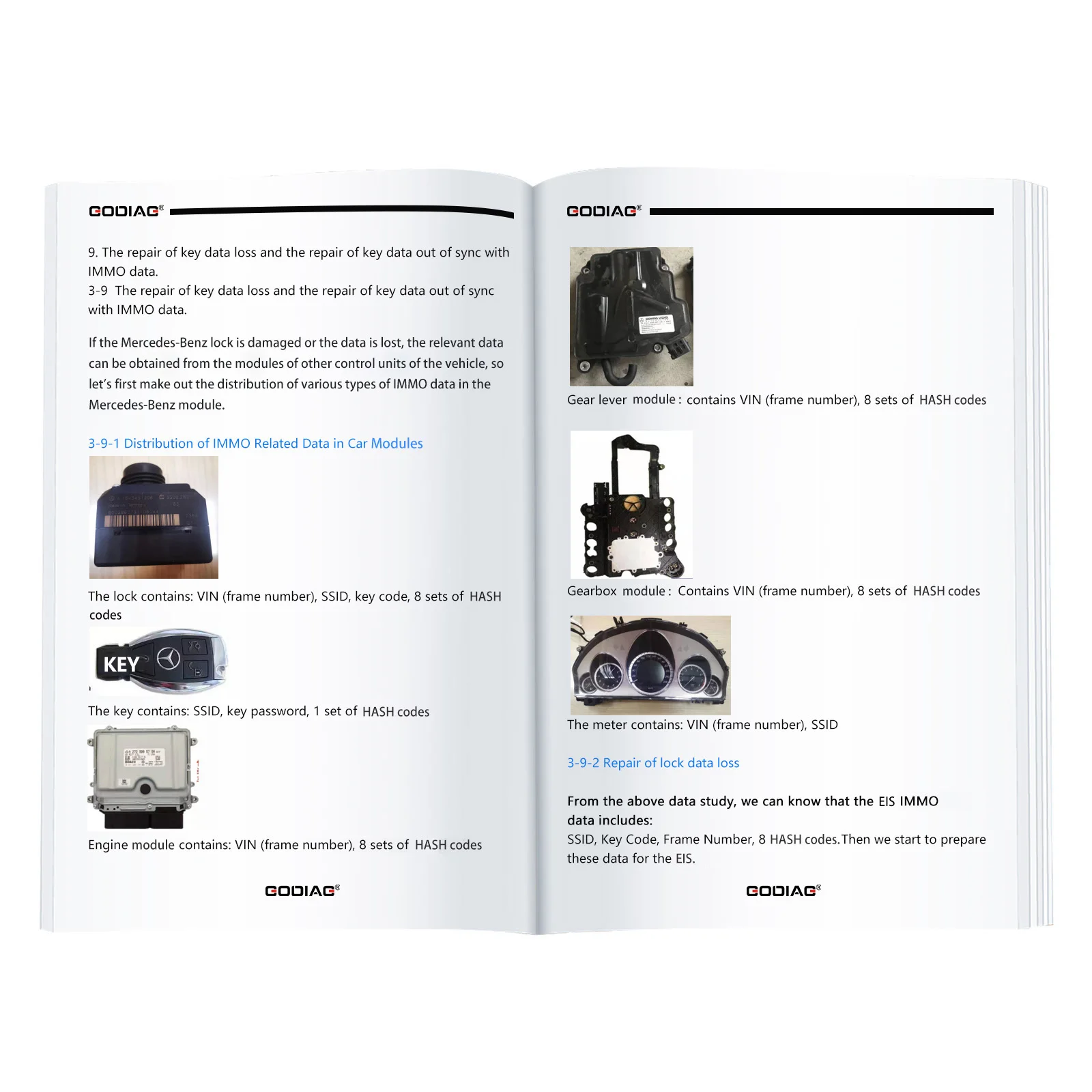GODIAG Key Tool Plus Practical Instruction 1&2 Two Books for Locksmith and Vehicle Maintenance Engineer