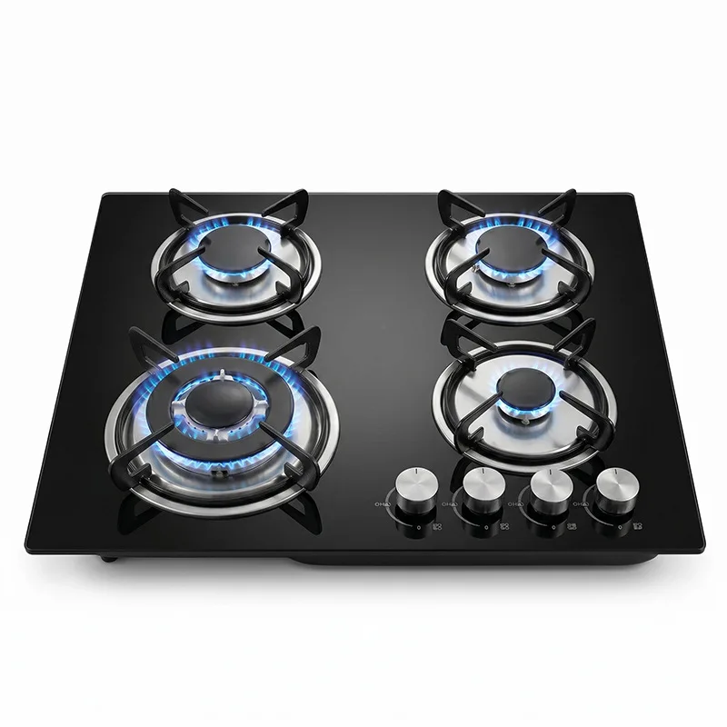 Foreign trade household 4-head gas stove Sabaf burner liquefied gas stove