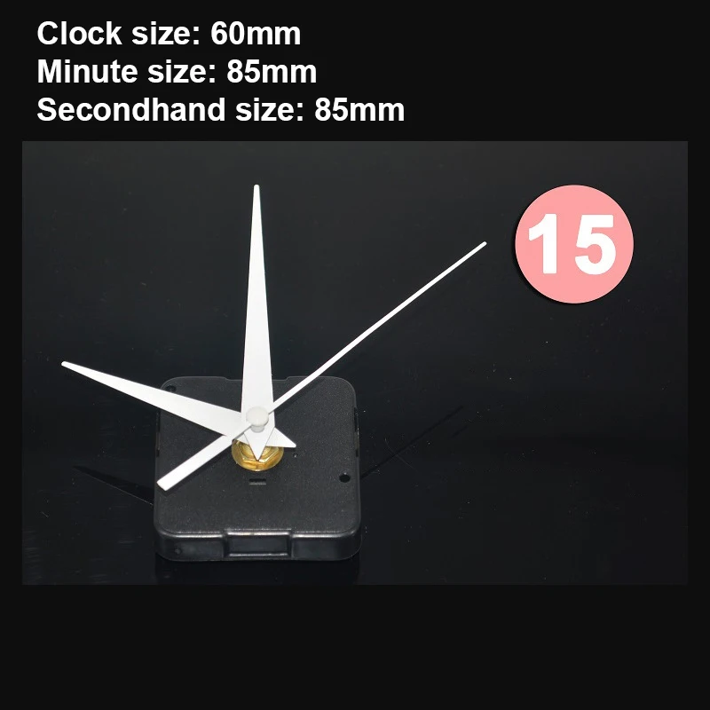 New Quartz Clock Parts Battery Operated Silent Wall Clocks Repair Movement Hands Clockwork Clock Repair Home Accessories