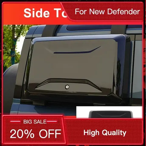 Land Rover Defender 90 110 2020-2024 도구 상자 용 측면 도구 상자 고품질 수하물 상자 외부 수정 액세서리