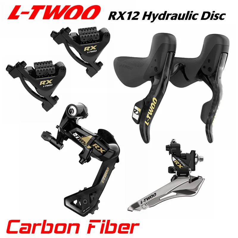 

LTWOO RX12 2x12s GTR 1x12 Speed Carbon Fiber Bike Derailleur Disc Brake Set for Shimano R7170 R8170