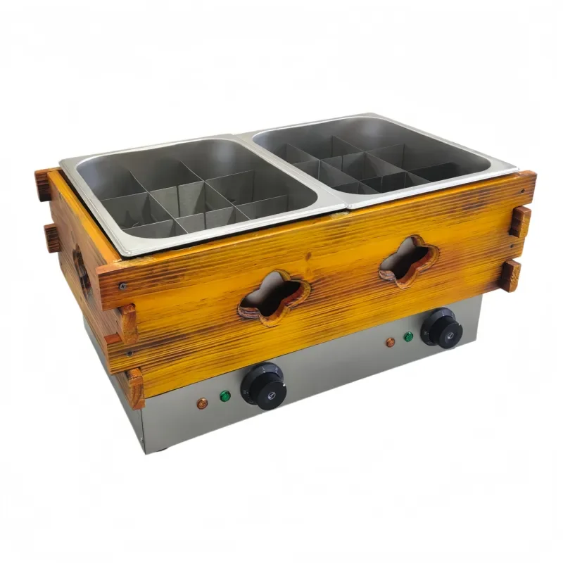 Used for Kanto 201 Stainless Steel Noodle Pot 220V Commercial Kitchen Equipment 18 Grids Adjustable Quantity Easy to Operate