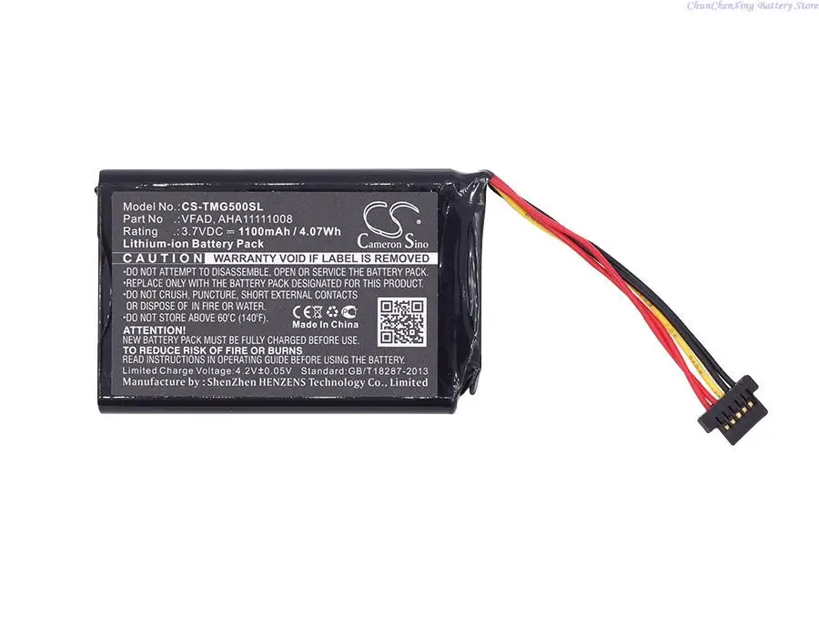 OrangeYu 1100mAh Battery VFAD VF6P for TomTom GO 5100, 4FL50, 6100, 4FL60, 6000, 5000, Pro 5250, 6200,PRO TRUCK 5250 +TOOL