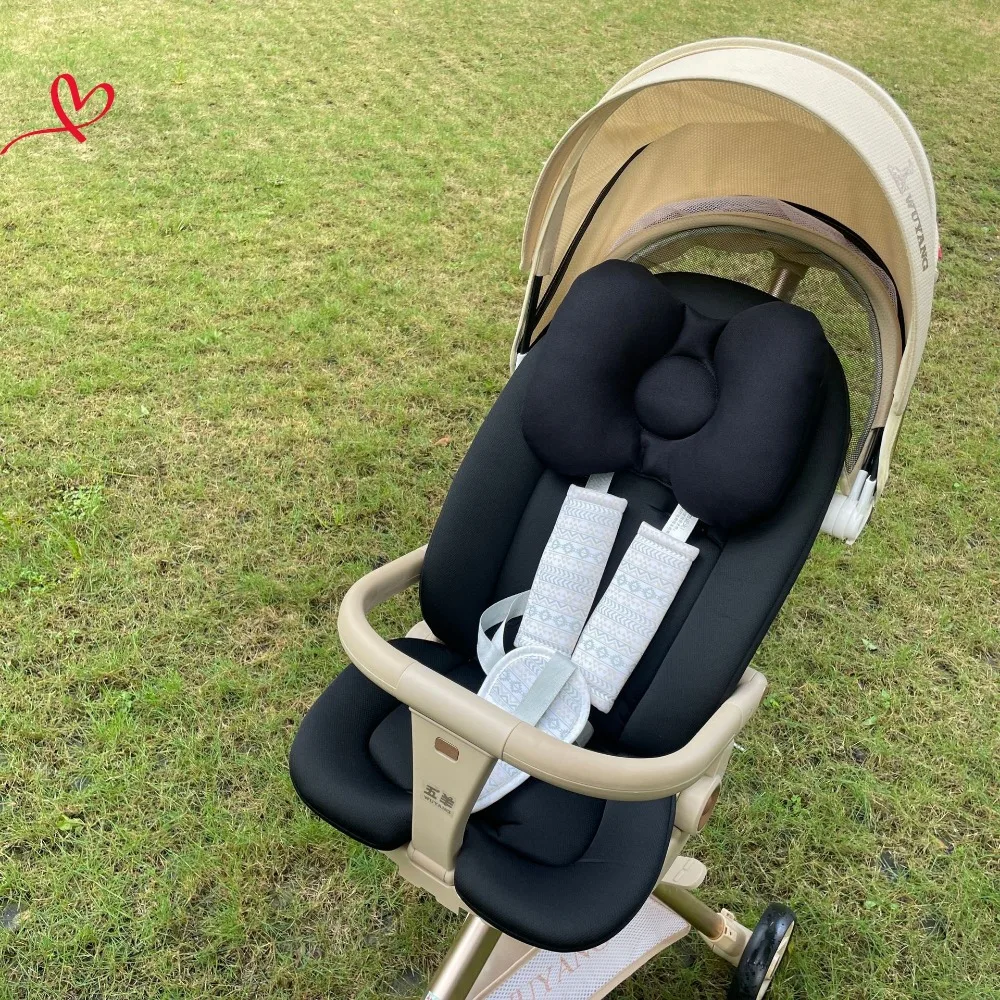 All Season Universal Baby Stroller Seat Cushion Pad Mat Liner with Pillow for Infant Pushchair Accessories Seat Liners