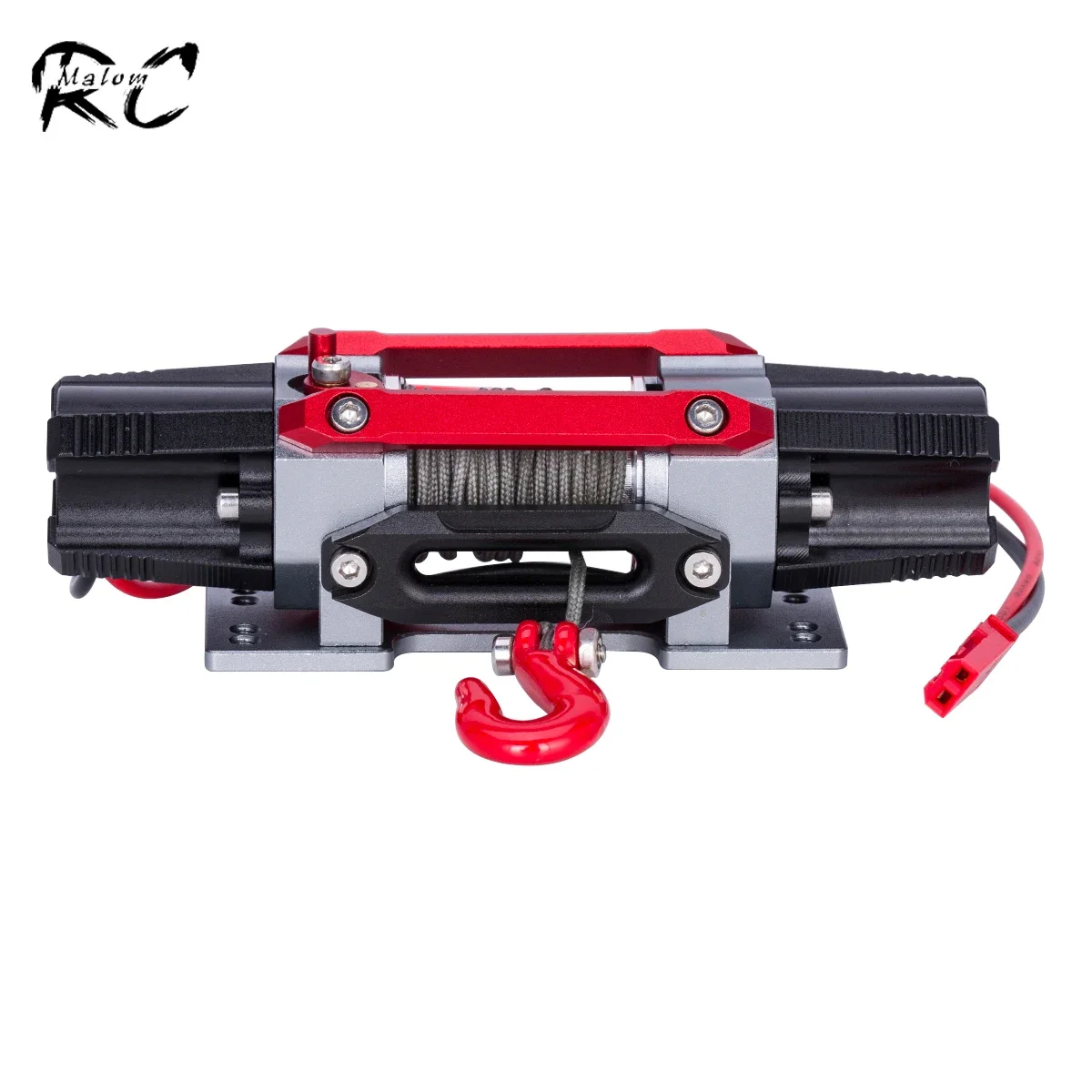 CNC Dual Motor Metal Simulated Winch for 1/8 1/10 RC Crawler Car TRX4 SCX10 RC4WD D90 KM2 Redcat YK4082 Upgrade Parts