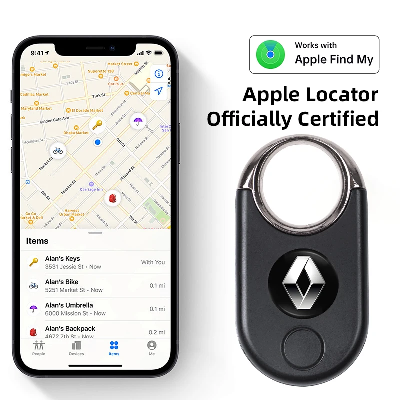 

Новый мини-трекер Smart Apple AntiLoss (только для iOS) для Renault Clio, Sandero, Captur, Megane, R5, 4, E-tech, Scenic, Austral, QM6