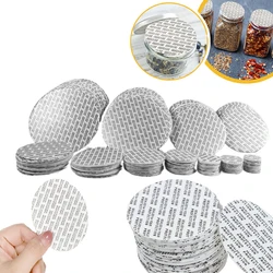 100Pcs Pressure Sensitive PS Foam Cap Seals Liners Safety Tamper Resistant Seals For Cosmetic Bottle Canning Jars Container Caps