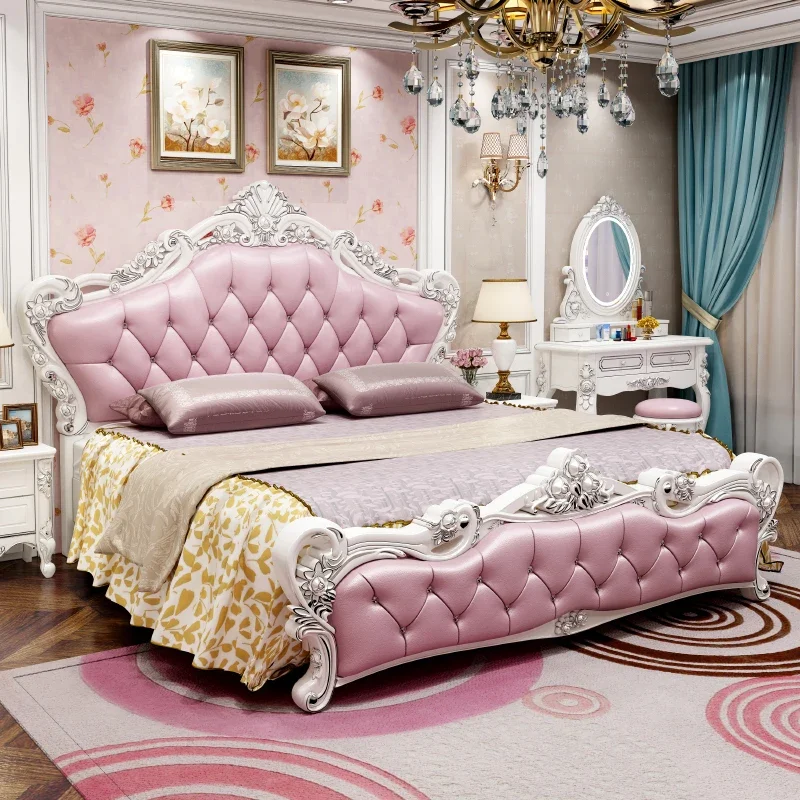 

Aesthetics European Bed Hotel Minimalist Design Fashionable Create Bed High End Designer Confortable Muebles Bedroom Furniture