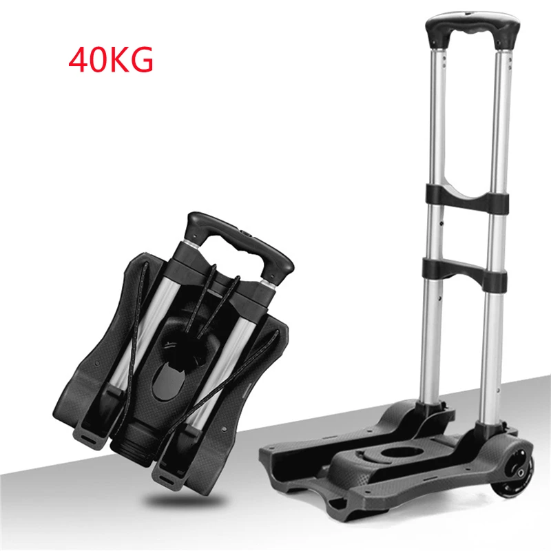 Heavy Duty Foldable Hand Sack Wheel Trolley Folding Truck Barrow Cart Travel Luggage Shopping Cart Portable Home Use Hand Truck