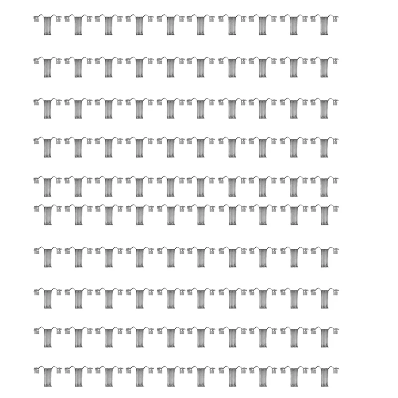 100PCS 35 Millimetri Pannello Solare Guida Acqua Fotovoltaica Clip Deflettore In Acciaio Inox Fango Pulsante di Scarico Riduzione Dell'acqua Pinze Durevole