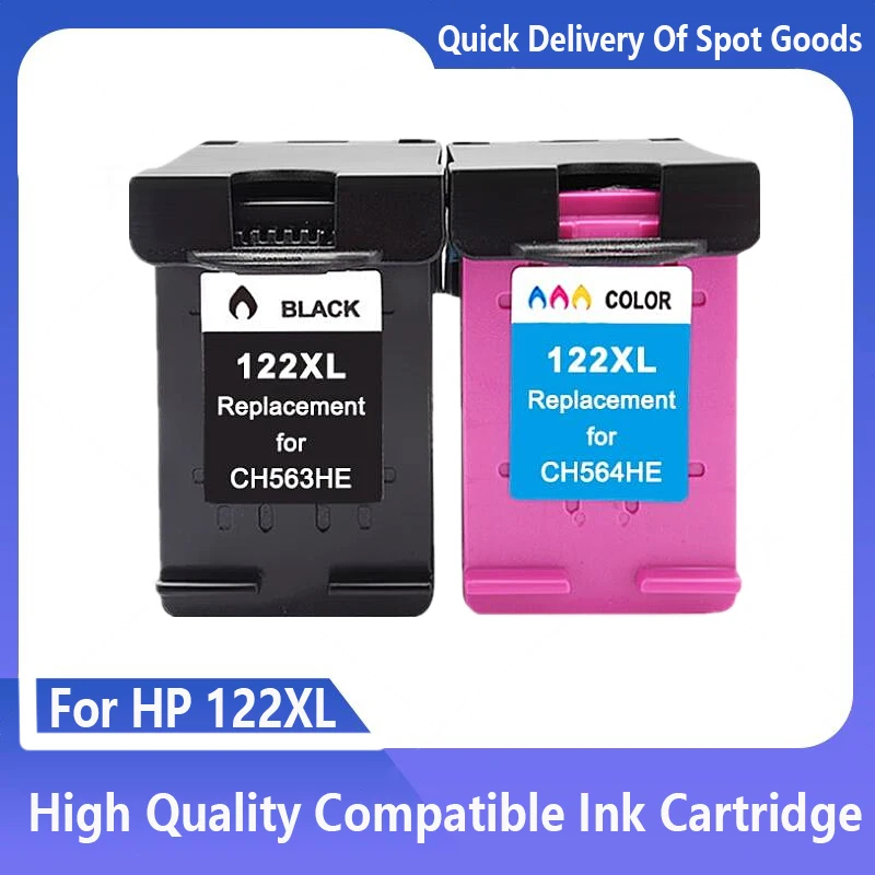 

122XL Compatible Ink Cartridge Replacement For HP 122 XL 122 Ink Cartridge For Deskjet 1000 1050 1050A 1510 2000 2050 Printer